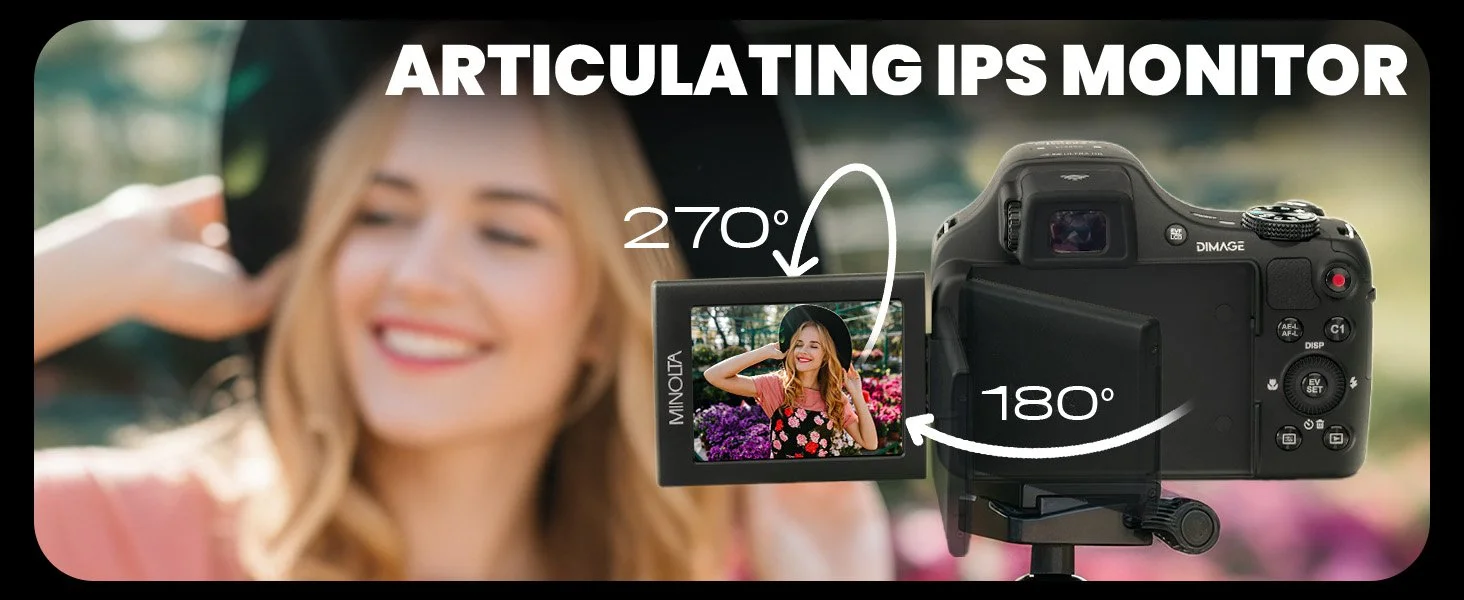 DiMAGE MN68Z 20MP / 4K Ultra HD / 68x Optical Zoom Bridge Camera